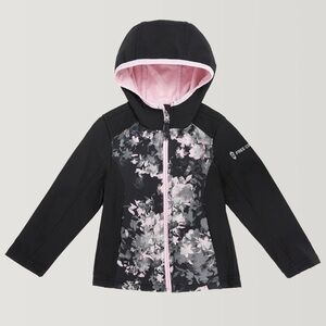 Free Country Kids' Black and Pink Jacket